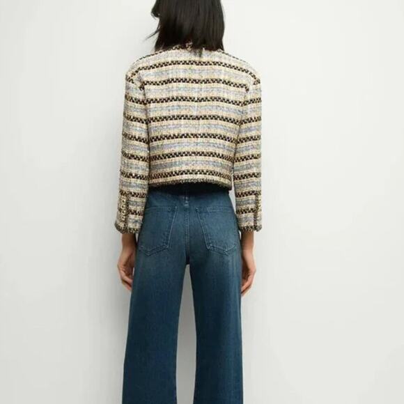 Veronica Beard Sumira Metallic Tweed Jacket US 8 - Picture 4 of 13